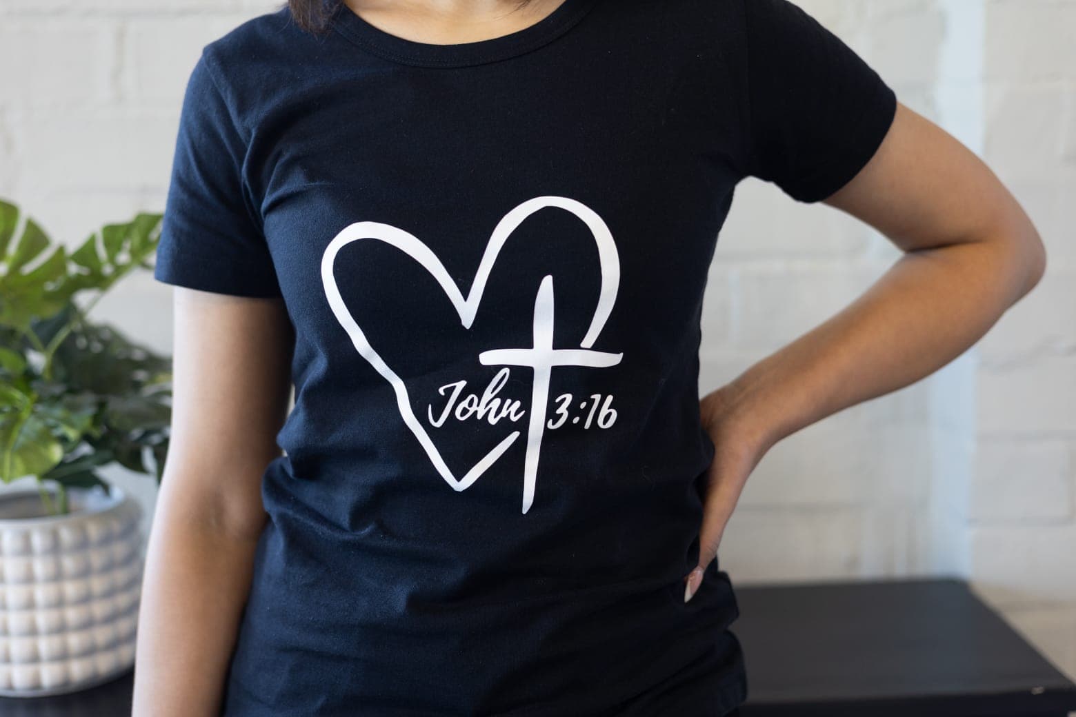 Ladies Black T-shirt